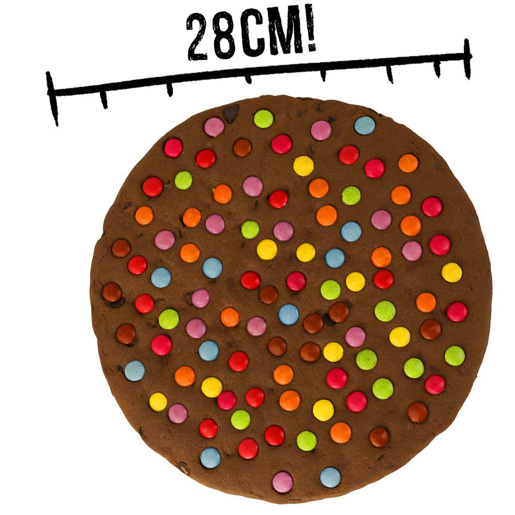 Giant Double Choc Smarties® Cookie - Memory Lane Cookies