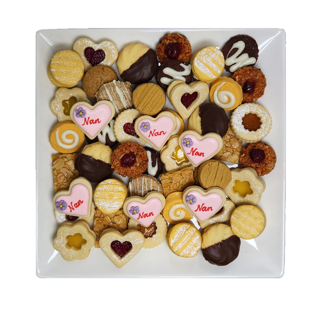 Mother's Day Nan Assorted Petite Cookies Gift Box (Hand Delivery Melbourne metro only)