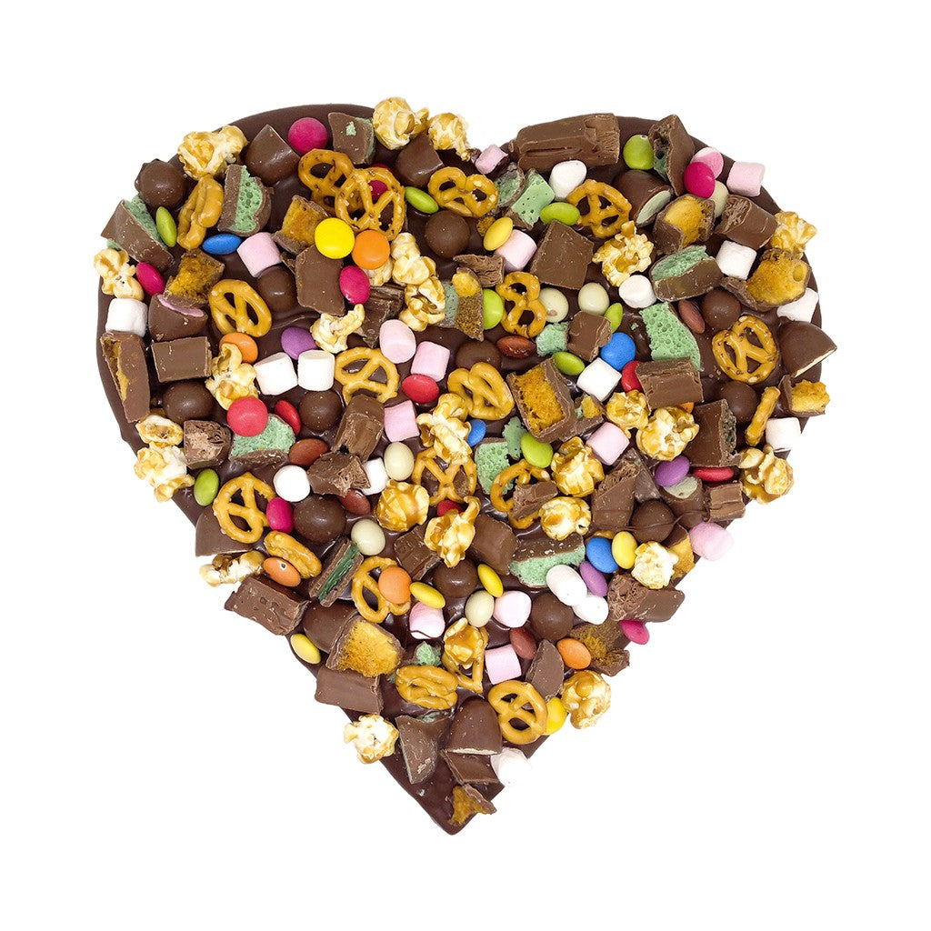 Giant Indulgence Hearts Choc Treats Cookie - Memory Lane Cookies