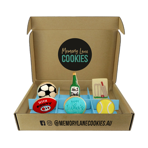 Father's Day Sports Cookie Gift Box