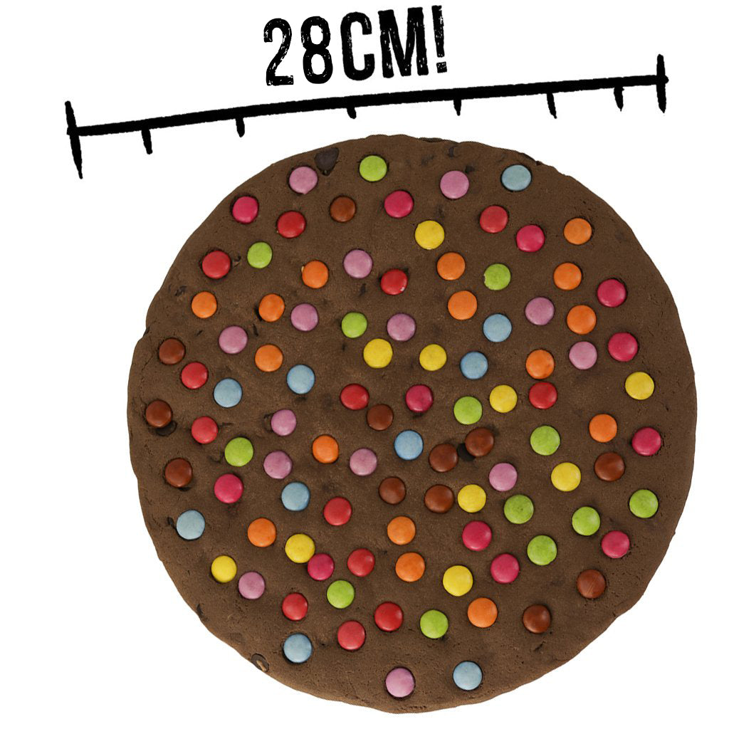 Giant 28cm Double Choc Smarties® Cookie Gift Box