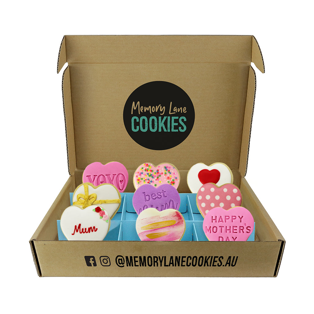 Mother's Day Heart Cookie Gift Pack