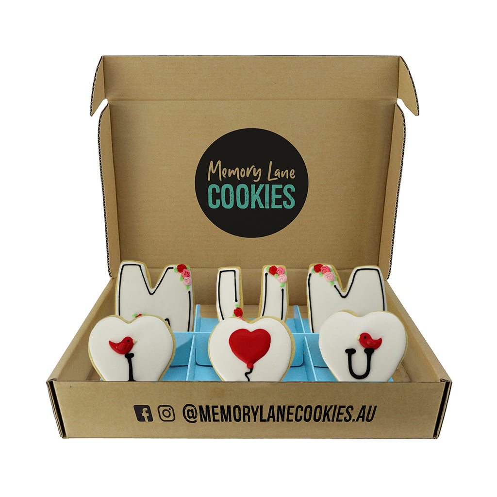 Mother's Day "I Love You Mum" Cookie Gift Pack