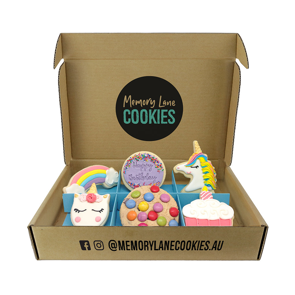 Birthday Unicorn Cookies Gift Box