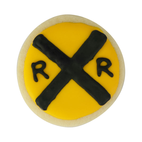 Railroad Sign - Memory Lane Cookies
