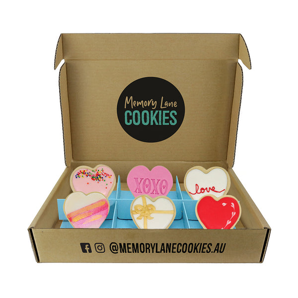 Hearts Cookies Gift Box